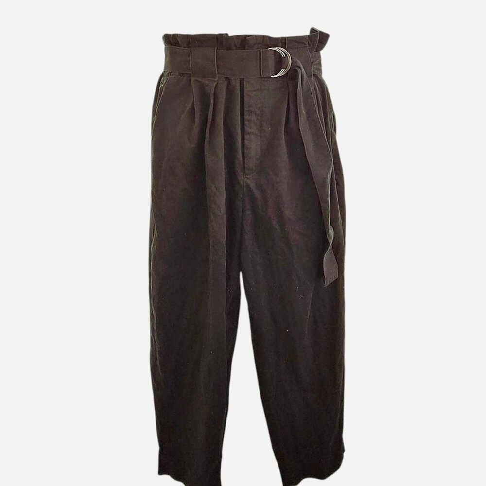 Banana Republic Women's Black and Grey Trousers